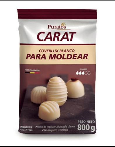 Imagen 1 de 3 de Chocolate Carat Blanco 800gr