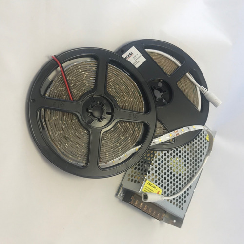 Imagen 3 de 4 de Tira Led Calida Con Driver Ideal Gargantas 15metros