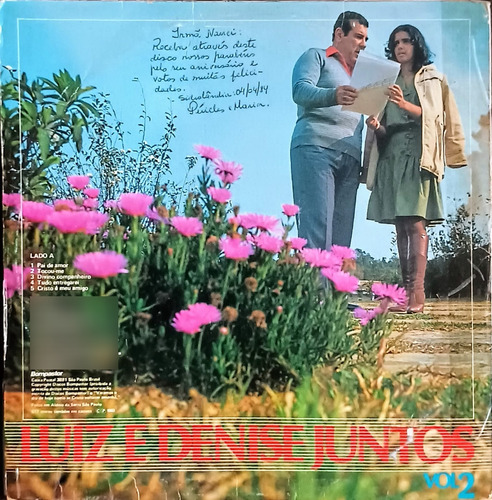 Lp Disco Evangélico Luiz De Carvalho E Denise Juntos Vol. 2 (Usado)