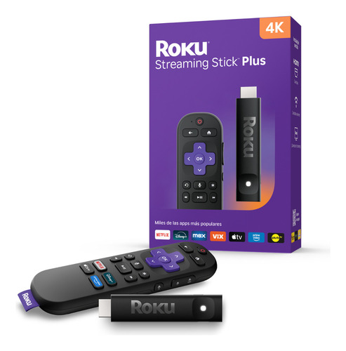 Roku Stick Plus| Dispositivo De Streaming Para Tv 4k