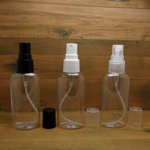 Imagem 4 de 4 de 50 Frascos Pet 60 Ml Oval Válvula Spray