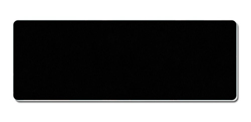 Imagen 1 de 8 de Mousepad Negro Xl *80x28,5cm* 