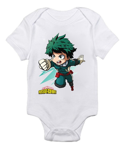 Pañalero Bebé Izuku Midoriya Manga My Hero Academia Chibi