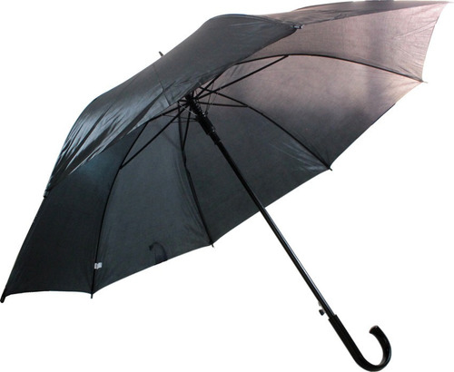 Guarda-chuva clássico Classe JL 1220-3 preto com design lisa