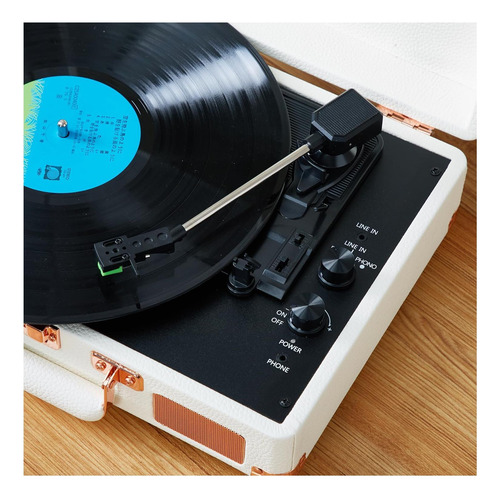 Maleta Arkrocketk Curiosity, Tocadiscos Bluetooth, Vintage D