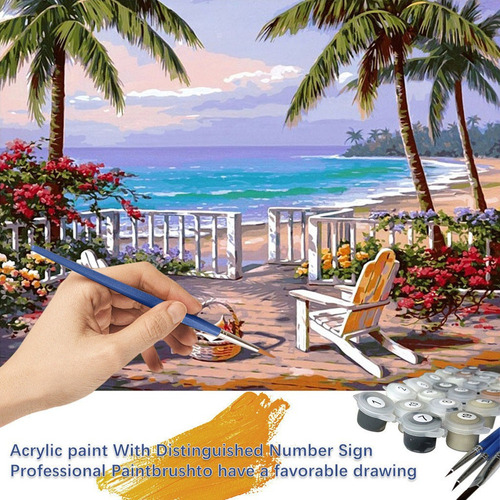 Kits De Pintura En V Por Números, Lienzo, Bricolaje, Pintura
