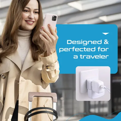 Adaptador De Viaje Ceptics Denmark, Tipo K, Doble Entrada Pa