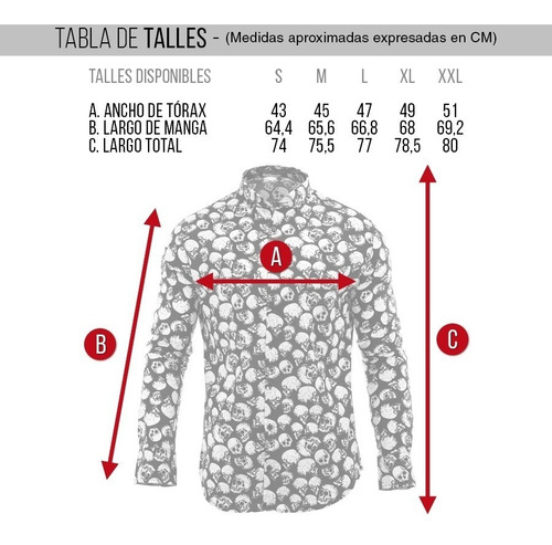 Imagen 3 de 4 de Camisa Hombre Farenheite Duki Calavera