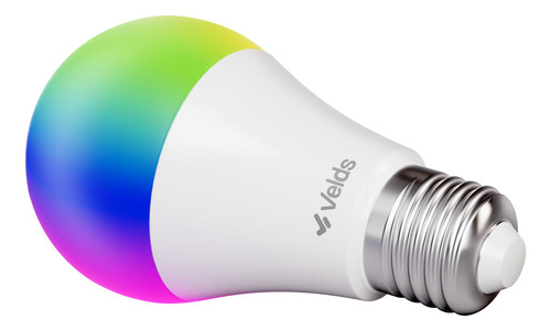 Lâmpada Inteligente Wi-Fi Velds, Smart LED, RGB 16 Milhões de Cores, 9W, 800 Lúmens, Controle por App, Compatível com Alexa e Google Assistente, 127/220V