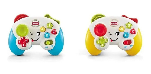 Imagem 2 de 7 de Brinquedo Controle De Videogame Educativo C/ Luz Som Br1088