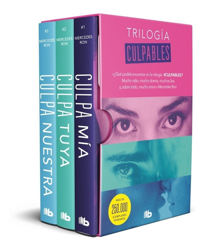Trilogia Culpables - Mercedes Ron - Estuche 3 Libros - Ed Bo
