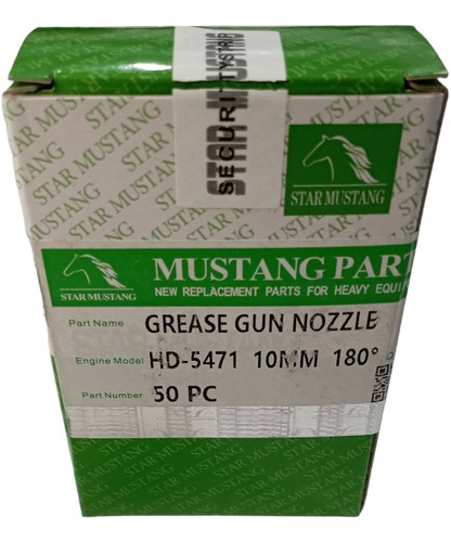 Grasera Para Pasador De Ballestas 10mm Encava 180* Pack 3