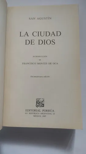 La Ciudad De Dios San Agustín (Usado)