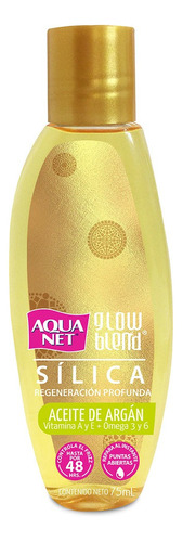 Sílica Para Cabello Aqua Net Restauración Argán 75ml