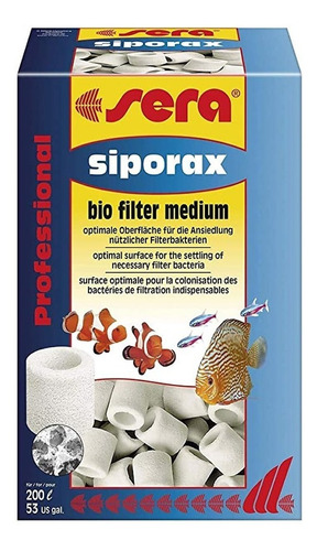 Sera Siporax - Biofiltro medio 290 g/1 L (hasta 200 L)