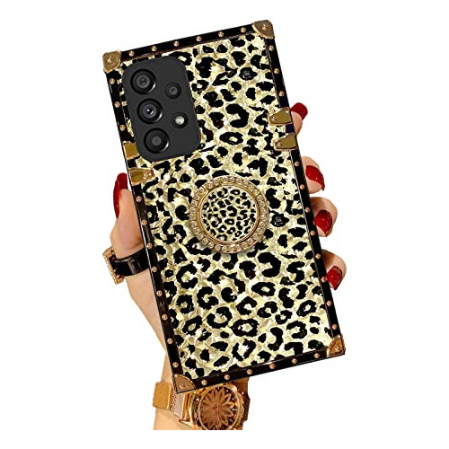 Funda Para Samsung Galaxy A53 5g Leopardo Luxury Doradoen Gl