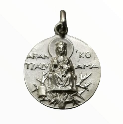 Medalla Plata 925 Nuestra Señora De Aranzazu #1116