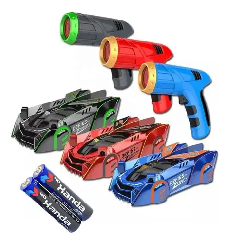 Carro Trepador De Muro Control Pistola Laser Juguete Navidad