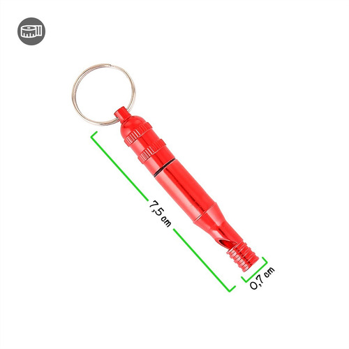 Imagen 5 de 10 de Kit Supervivencia Sos Emergency Cort Plumas Brujula Silbato