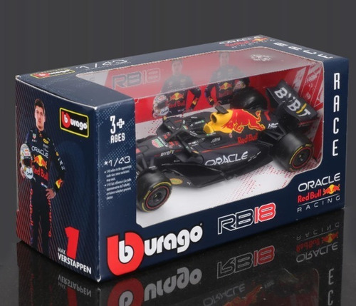 Red Bull F1 Rb18 N#1 Verstappen Escala 1/43 Bburago En Caja