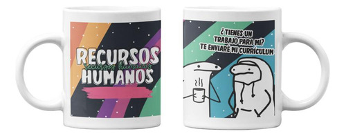 Tazones Tazas Blancas Recursos Humanos Regalo Profesion