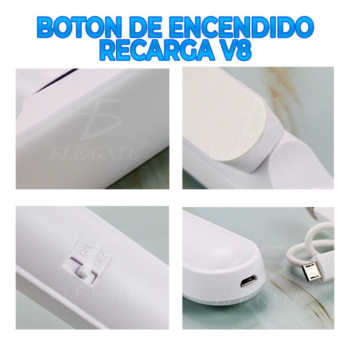 Lampara Recargable Con Base Magnética