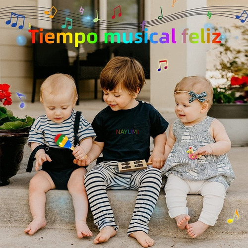 Instrumentos Musicales Percusión De Madera Para Niños 22pcs