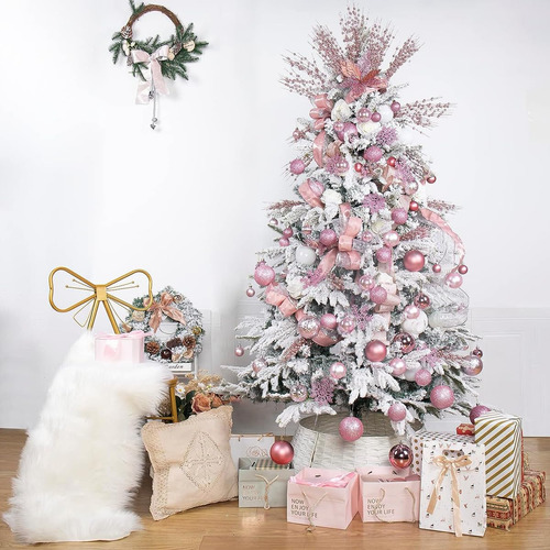 24 Piezas Esferas De Navidad, Bolas De Navidad Grandes 6cm,