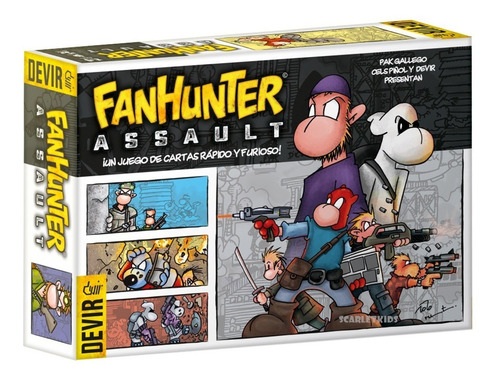 Imagen 1 de 6 de Fanhunter Assault Español Devir Juego De Mesa Scarlet Kids