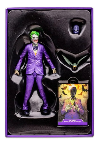 Mcfarlane Figura 7 The Joker (the Deadly Duo)(gold Label)