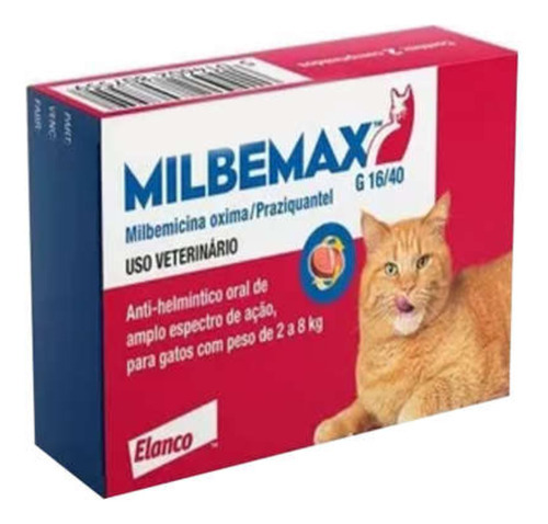 17 Milbemax Vermifugo Para Gatos 2 A 8 Kg 2 Comprimidos