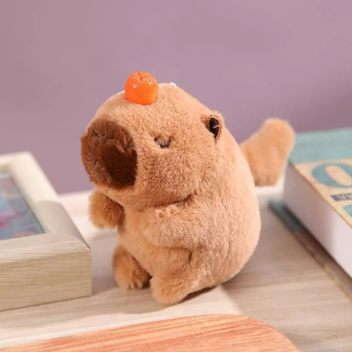 Muñeco Capibara, Juguete De Peluche, Mochila Colgante, Cola