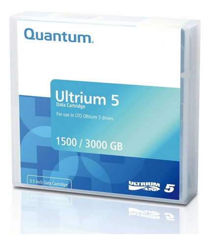 Fita De Backup Lto5 Ultrium Quantum 1,5tb/3tb Mr-l5mqn-01