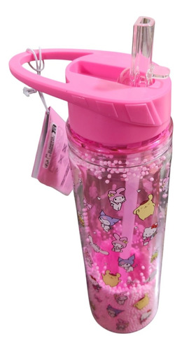 Water Bottle Primark Hello Kitty & Friends 550ml. Rosa