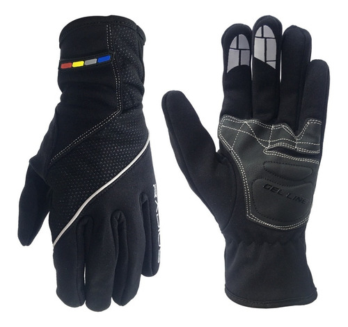 Guantes Ciclismo Radius Dedos Largos Neoprene P/invierno Gel