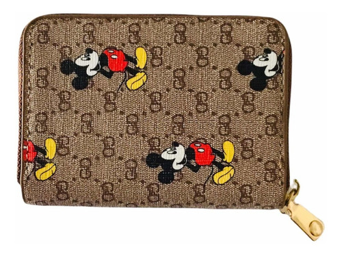 Billetera Porta Tarjetas De Crédito Mickey Mouse