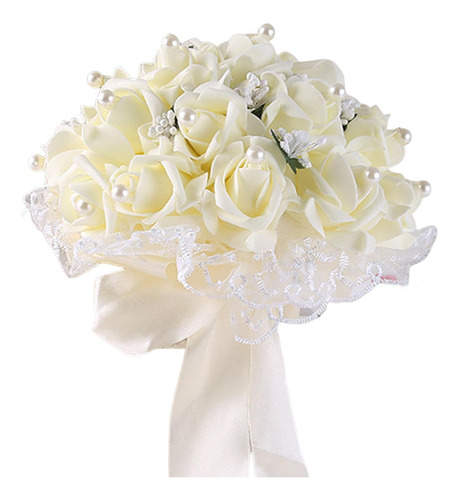 De Novia De Boda Flores Artificiales Rosas Artificiales Ramo