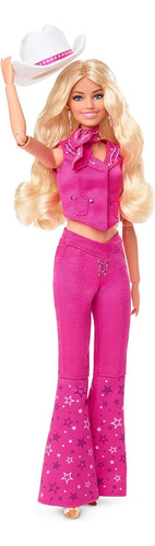 Muñeca Barbie La Pelicula Margot Robbie As In Western Outfit
