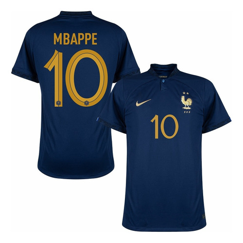 Camiseta Oficial Mbappe Selección Francia Mundial Qatar 2022