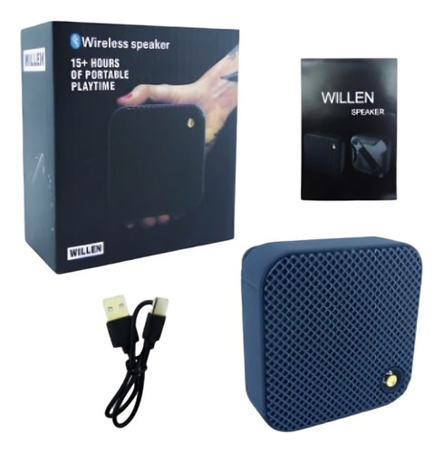 Parlante Recargable Willen Bluetooth Recargable + 15 Horas