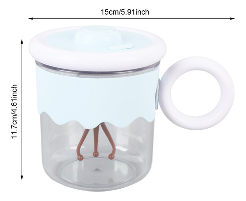 Taza Eléctrica Para Mezclar Café, 400 Ml, Con Mezcla Automát
