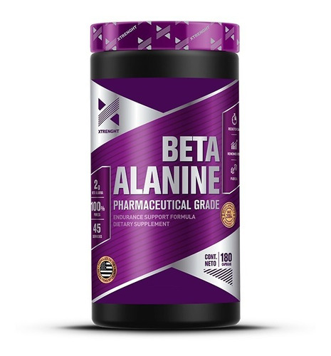 Beta Alanine 180 Capsulas X 2 Unidades Combo Xtrenght Nutrit