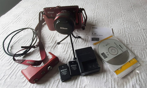 Nikon 1 J1 10,1 Mp, Red. Dos Lentes. Múltiples Accesorios!!