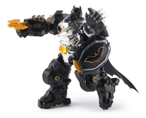 Dc Comics, Boneco Batman 10cm Com Armadura Metal Force