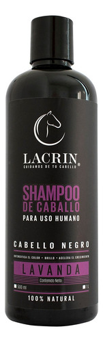 Shampoo De Caballo Lacrin Lavanda Cabello Oscuro 500ml