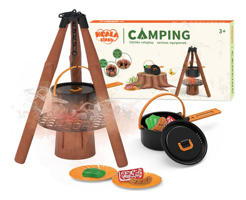Juego De Juguetes Para Fiesta De Té Para Acampar, Juguetes