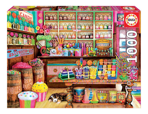 Puzzle Rompecabeza Tienda Dulces Caramelos 1000 Piezas Educa