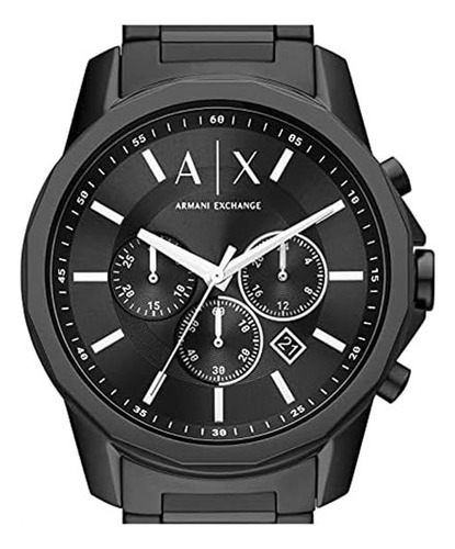 Reloj Para Hombre Armani Exchange/acero Negro