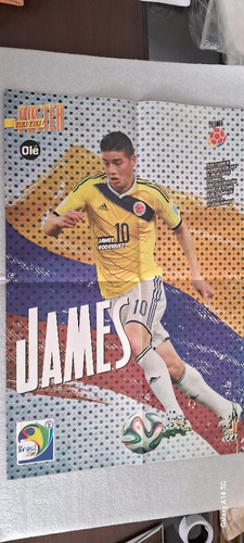 Póster Gigante. James Rodríguez. Olé. Tiki Tiki.