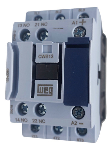 Contator Tripolar Weg Cwb12 12a 24vcc